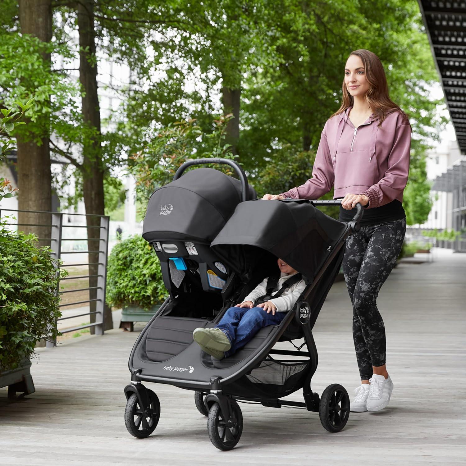 imageBaby Jogger Car Seat Adapter for City Mini GT2 Double Stroller Compatible with Graco and Baby Jogger Car Seats2 Count Pack of 1