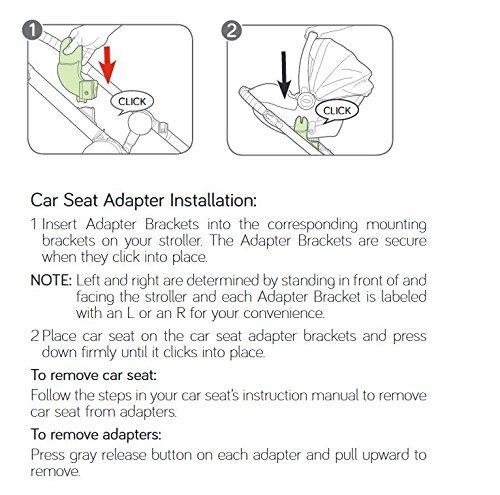 imageBaby Jogger Car Seat Adapter for City Select Stroller City Select LUX Stroller Black Compatible with Graco and Baby Jogger Car Seats