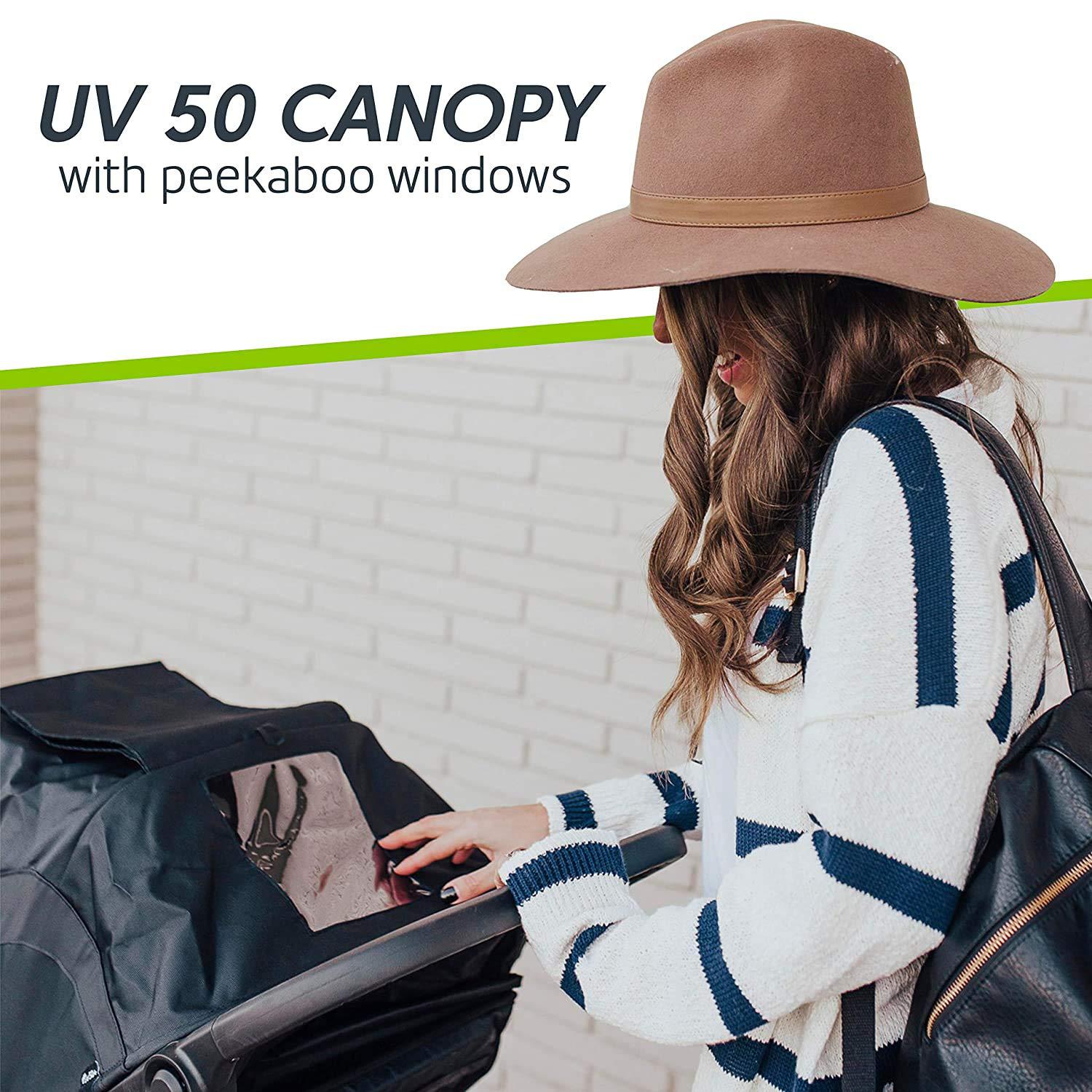 imageBaby Jogger City Mini 2 Stroller 2019 Compact Lightweight Stroller Quick Fold Baby Stroller Jet