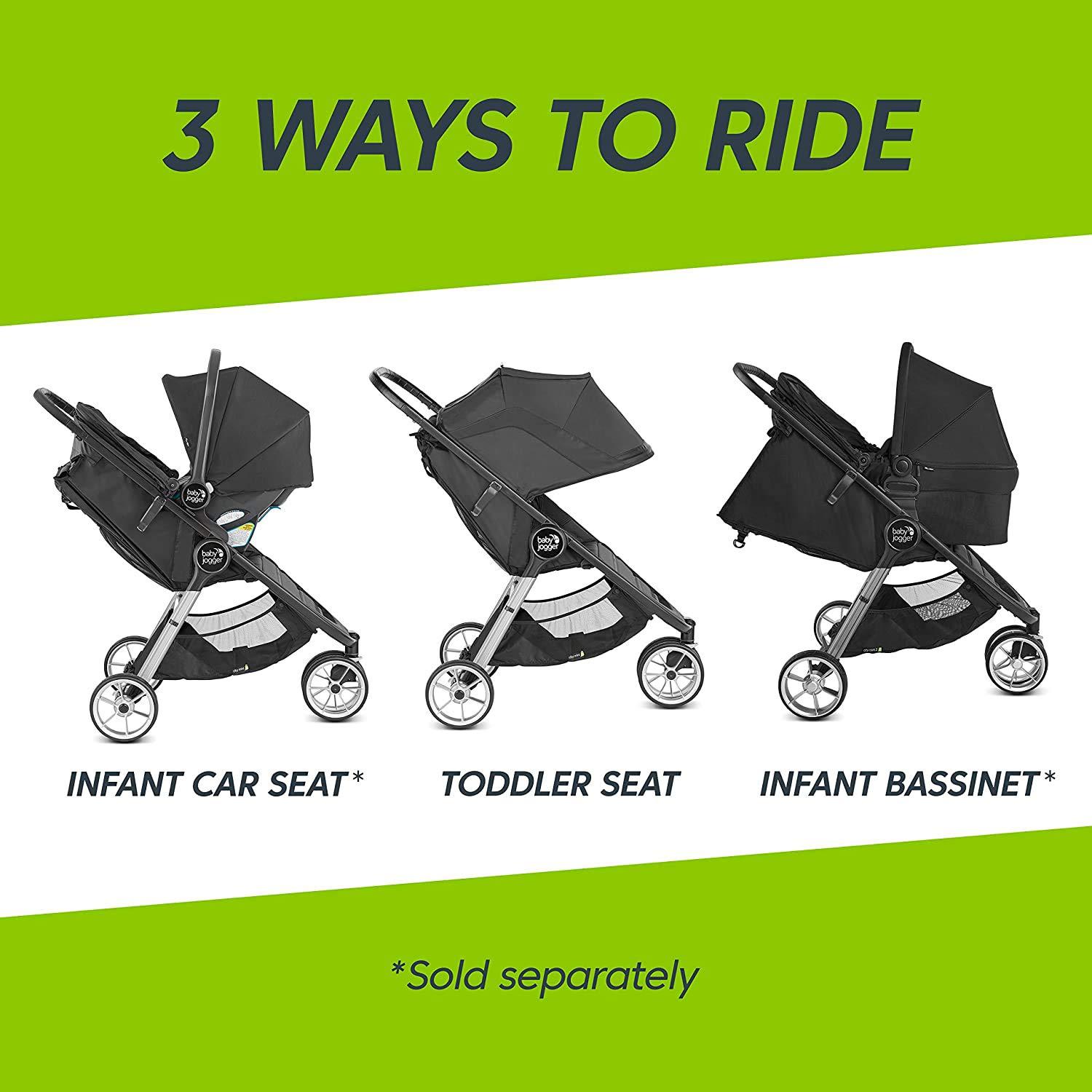 imageBaby Jogger City Mini 2 Stroller 2019 Compact Lightweight Stroller Quick Fold Baby Stroller Jet