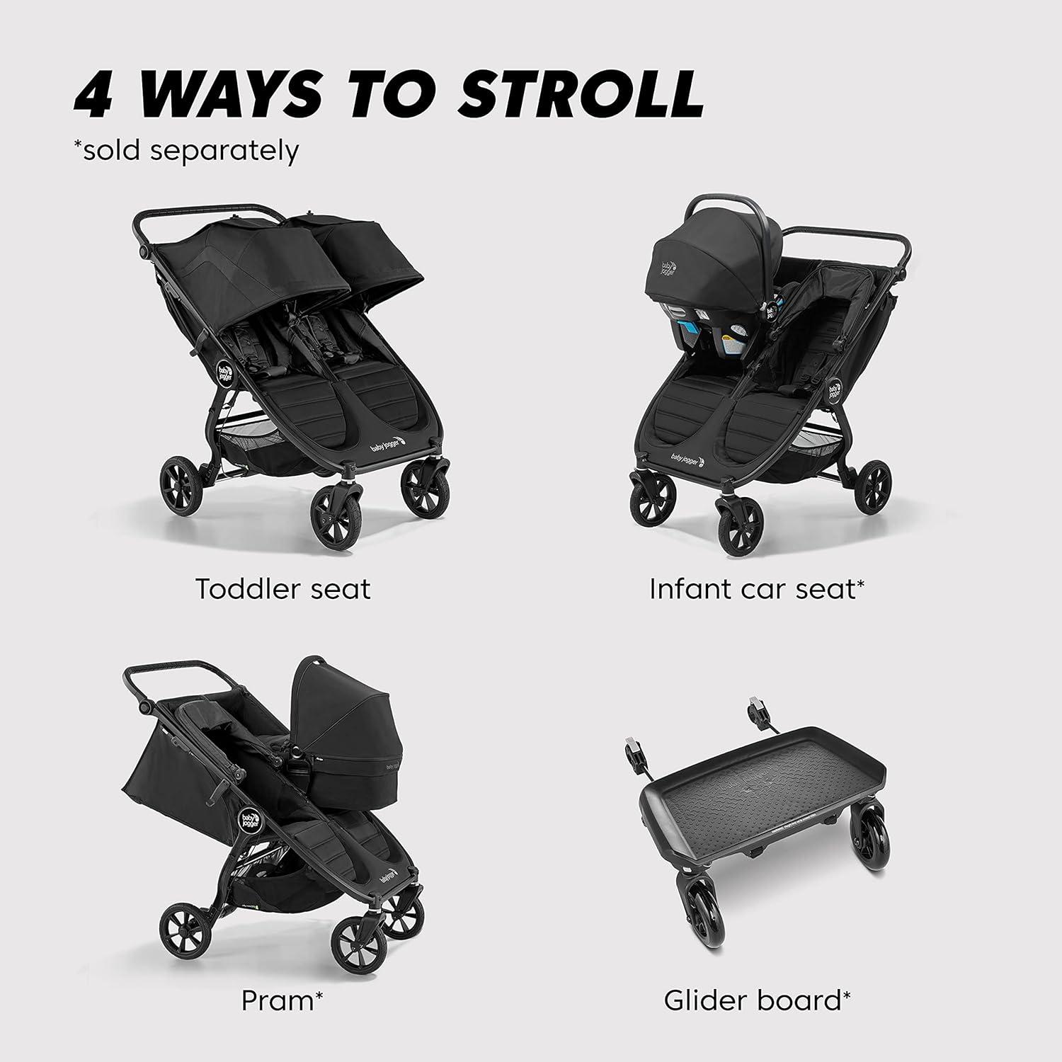 imageBaby Jogger City Mini GT2 AllTerrain Double Stroller Slate 411 x 305 x 431 Inch Pack of 1