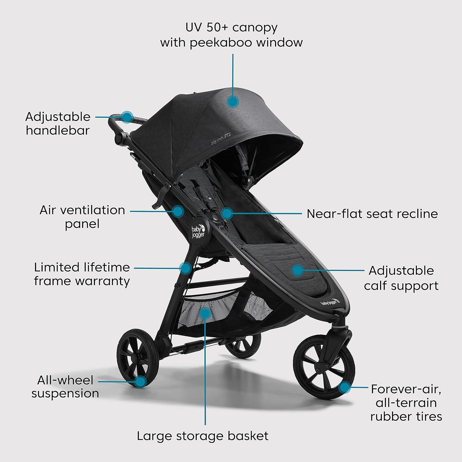 imageBaby Jogger City Mini GT2 AllTerrain Stroller Briar Green