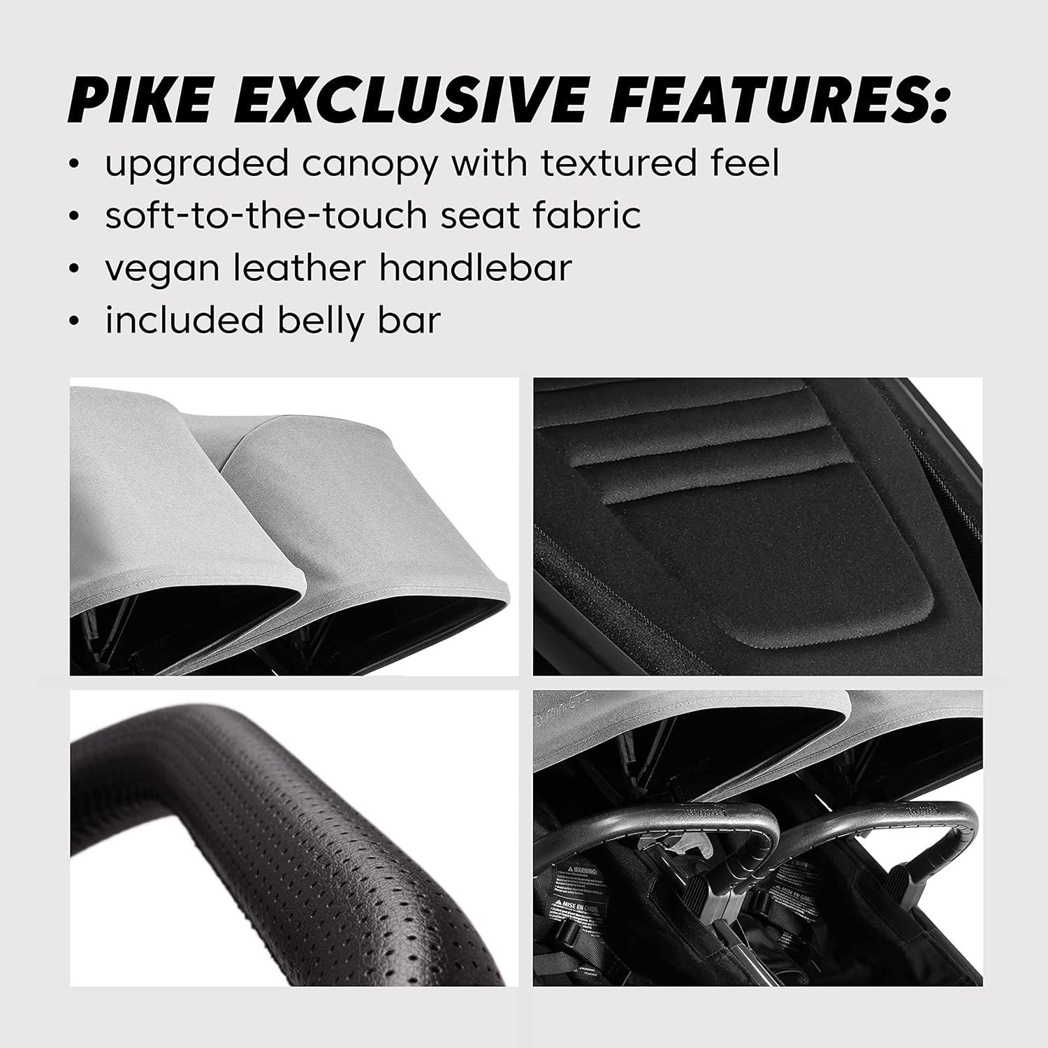 imageBaby Jogger City Select 2 SingletoDouble Modular Stroller Eco Collection Lunar BlackPike