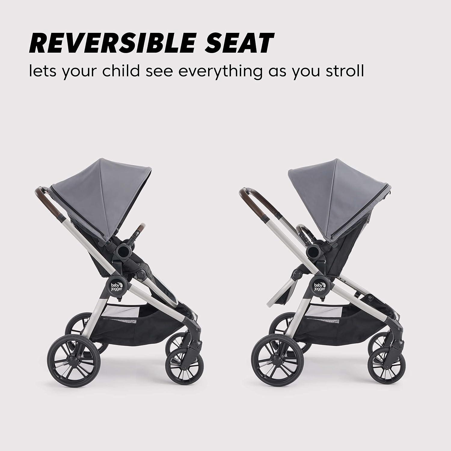 imageBaby Jogger City Sights Stroller Convertible Stroller with Compact Fold Dark SlateDark Slate
