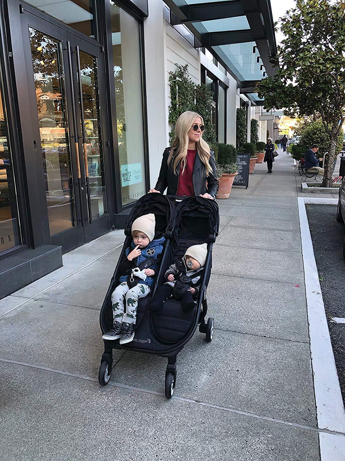 imageBaby Jogger City Tour 2 UltraCompact CarryOn Approved Travel Stroller in Pitch Black Lightweight Easy Fold Ideal for Traveling and Everyday AdventuresPitch Black