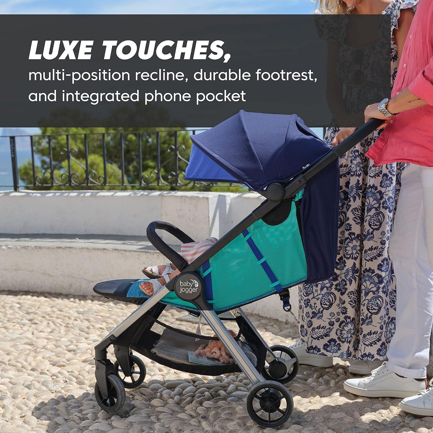 imageBaby Jogger City Tour 2 UltraCompact CarryOn Approved Travel Stroller in Pitch Black Lightweight Easy Fold Ideal for Traveling and Everyday AdventuresCoastal