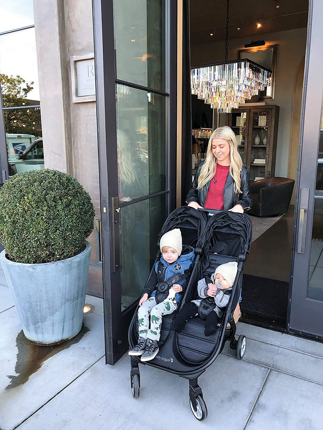 imageBaby Jogger City Tour 2 UltraCompact CarryOn Approved Travel Stroller in Pitch Black Lightweight Easy Fold Ideal for Traveling and Everyday AdventuresPitch Black