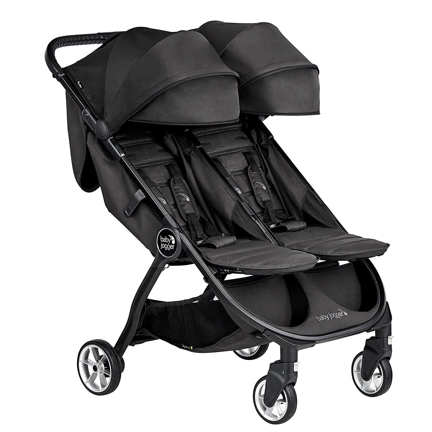 imageBaby Jogger City Tour 2 UltraCompact CarryOn Approved Travel Stroller in Pitch Black Lightweight Easy Fold Ideal for Traveling and Everyday AdventuresPitch Black