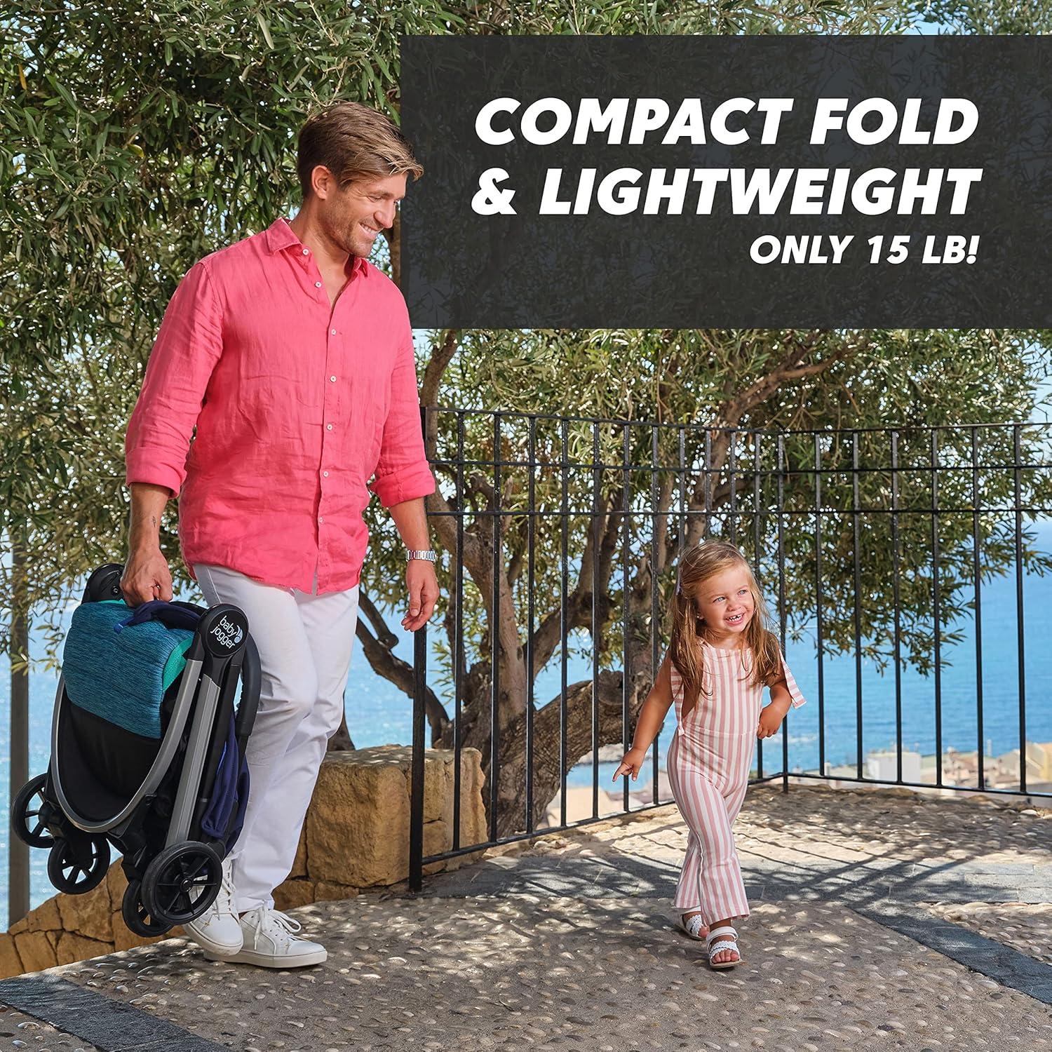 imageBaby Jogger City Tour 2 UltraCompact CarryOn Approved Travel Stroller in Pitch Black Lightweight Easy Fold Ideal for Traveling and Everyday AdventuresCoastal