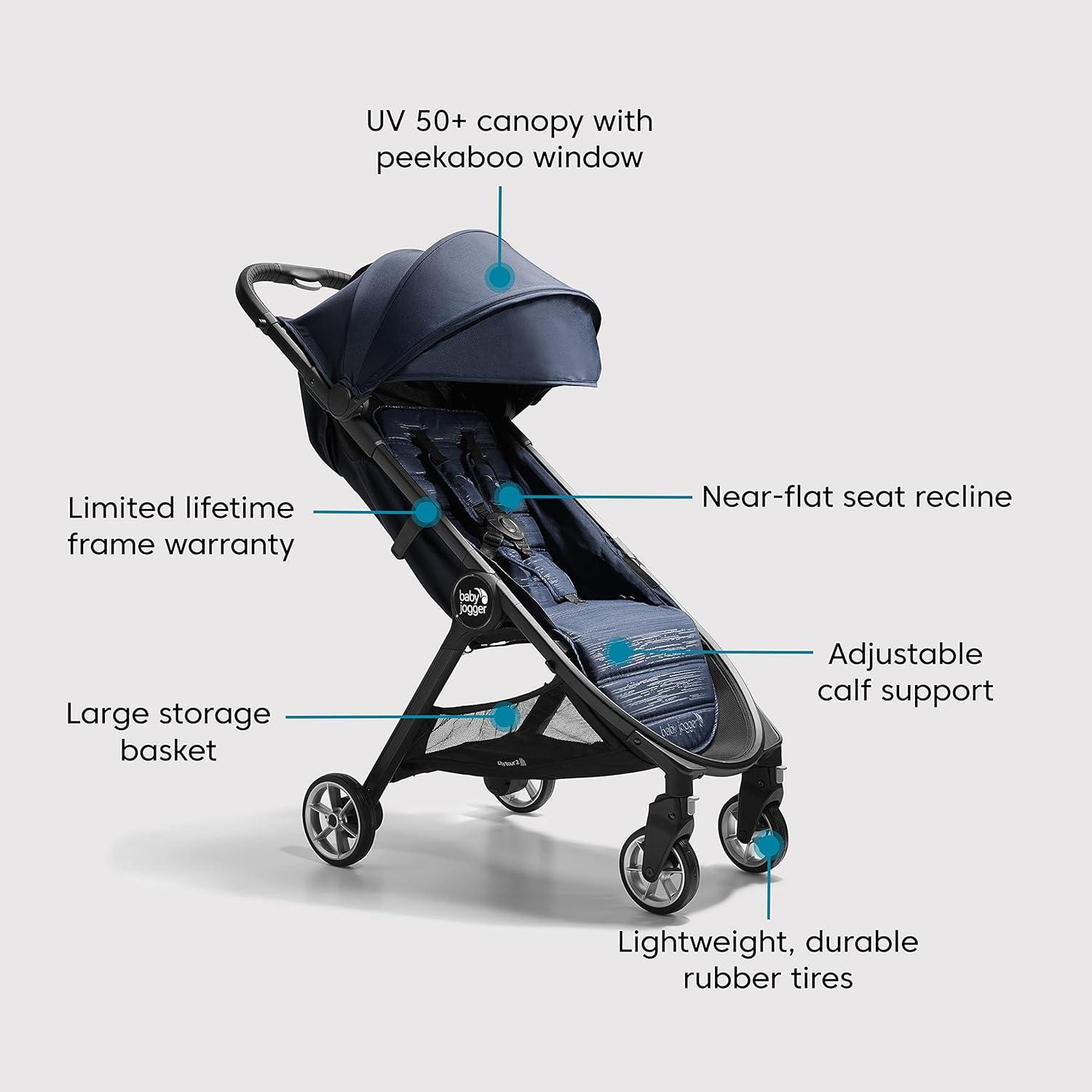 imageBaby Jogger City Tour 2 UltraCompact Travel Stroller Seacrest
