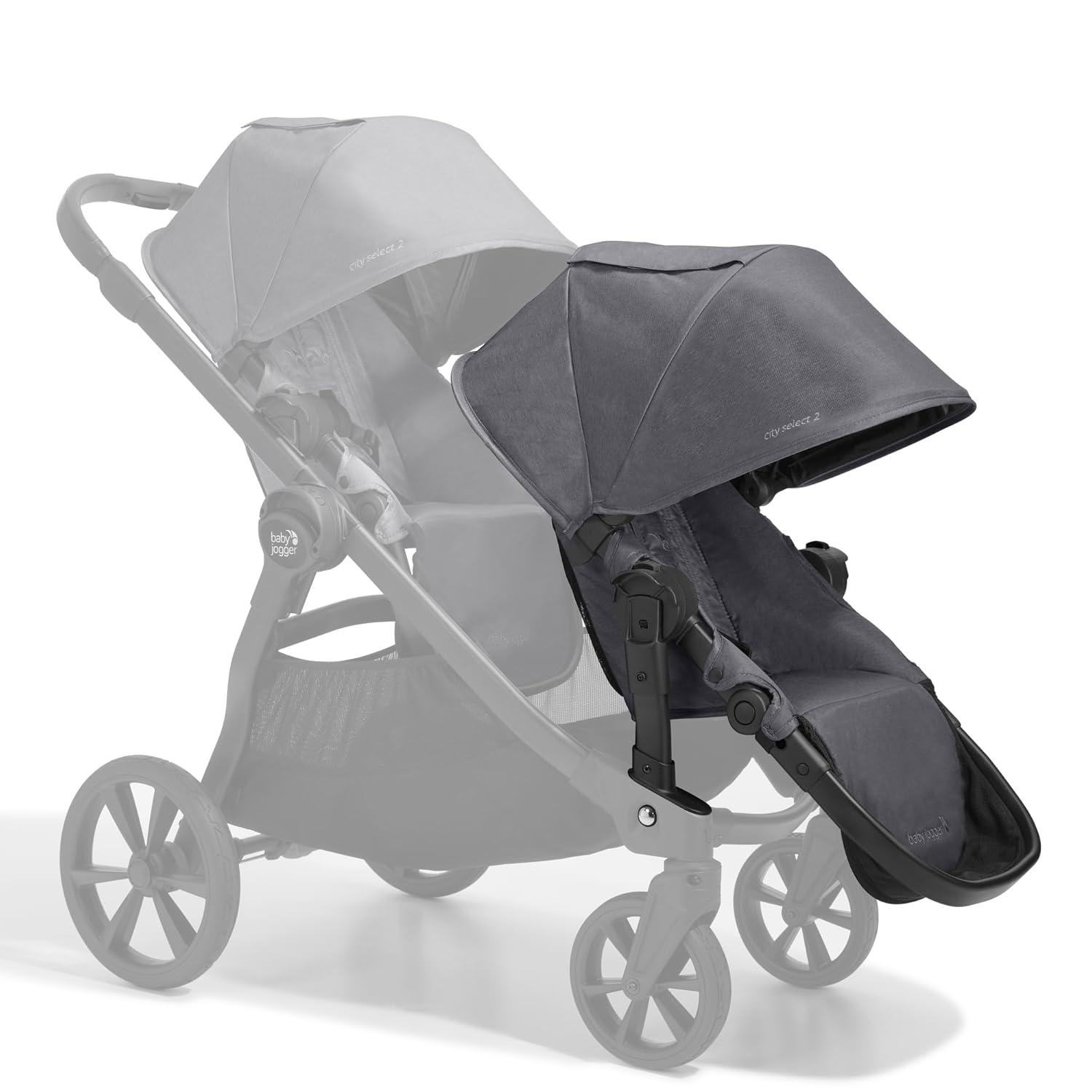 imageBaby Jogger Second Seat Kit for City Select 2 Stroller Eco Collection Harbor GreyRadiant Slate