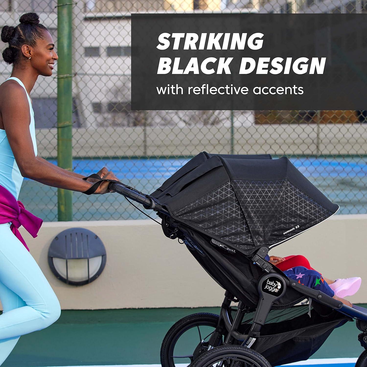 imageBaby Jogger Summit X3 Jogging StrollerMidnight Black