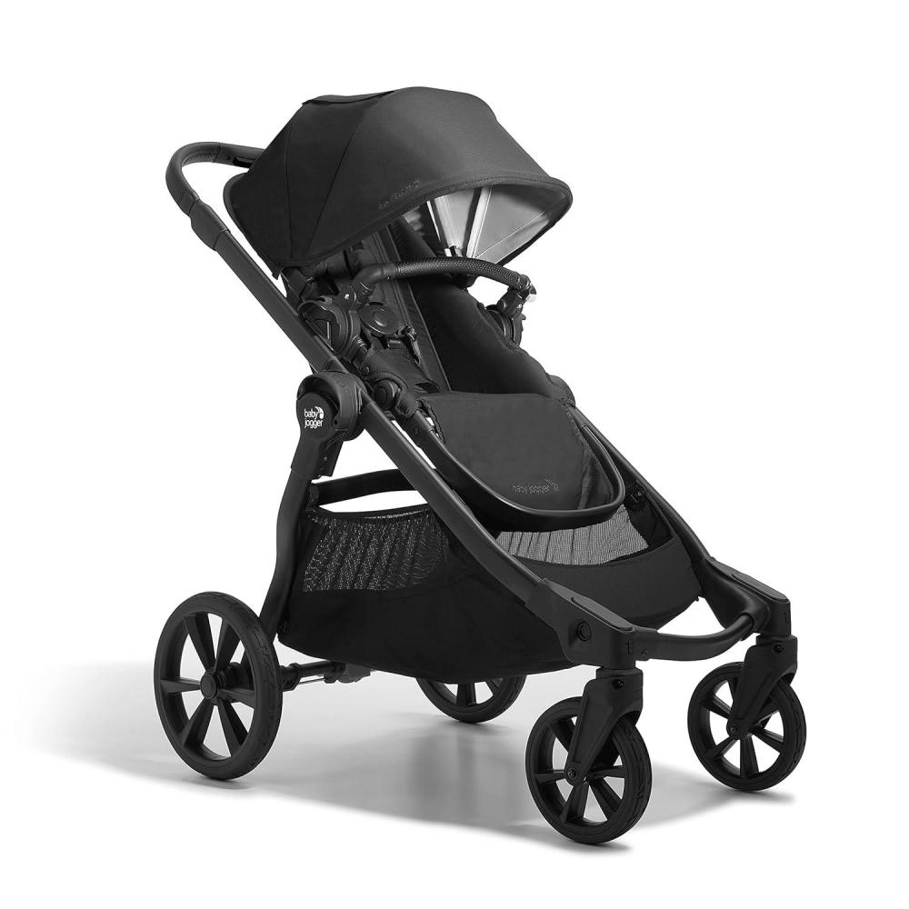 imageBaby Jogger City Select 2 SingletoDouble Modular Stroller Eco Collection Lunar BlackLunar Black