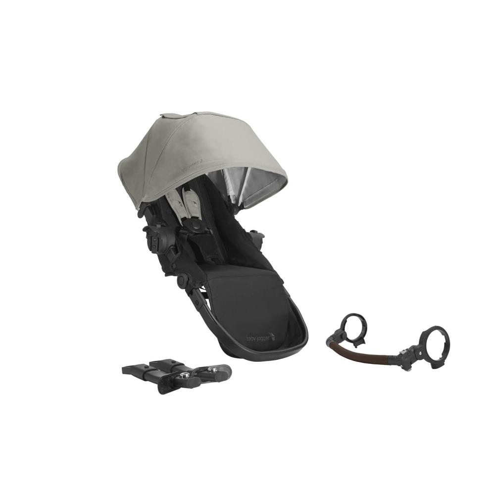 imageBaby Jogger City Select 2 SingletoDouble Modular Stroller Flint SageFrosted Ivory