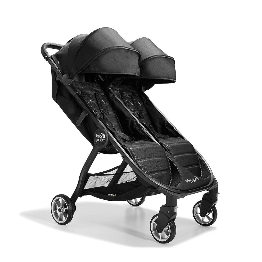imageBaby Jogger City Tour 2 UltraCompact CarryOn Approved Travel Stroller in Pitch Black Lightweight Easy Fold Ideal for Traveling and Everyday AdventuresPitch Black