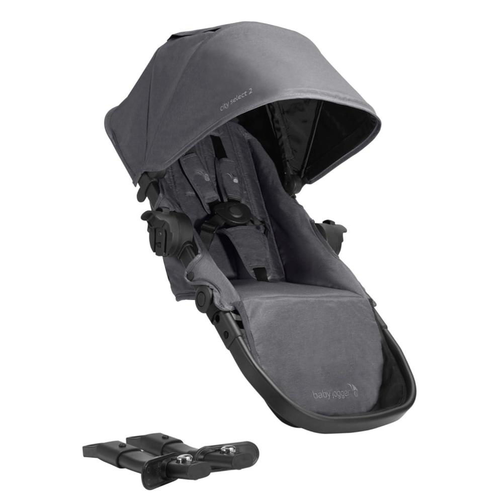imageBaby Jogger Second Seat Kit for City Select 2 Stroller Eco Collection Harbor GreyRadiant Slate