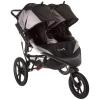 imageBaby Jogger Summit X3 Double Jogging Stroller  2016  AirFilled Rubber Tires  AllWheel Suspension  Quick Fold Jogging Stroller BlackGray