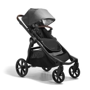Baby Jogger City Select 2 Single-to-Double Modular Stroller Eco Collection Lunar Black(Harbor Grey)