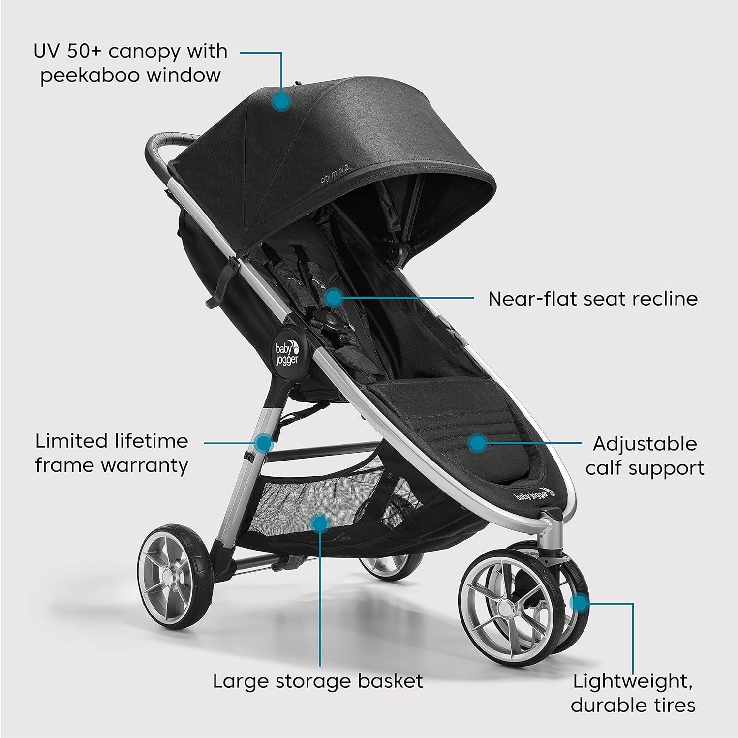 imageBaby Jogger City Mini 2 Stroller Opulent Black