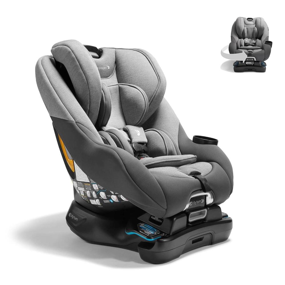 imageBaby Jogger City Turn Rotating Convertible Car Seat Unique 180Degree Turn Lightweight COOLMAX Fabric PikePike